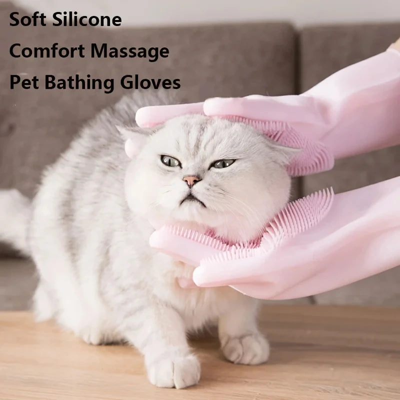 Pet Grooming Cleaning Gloves