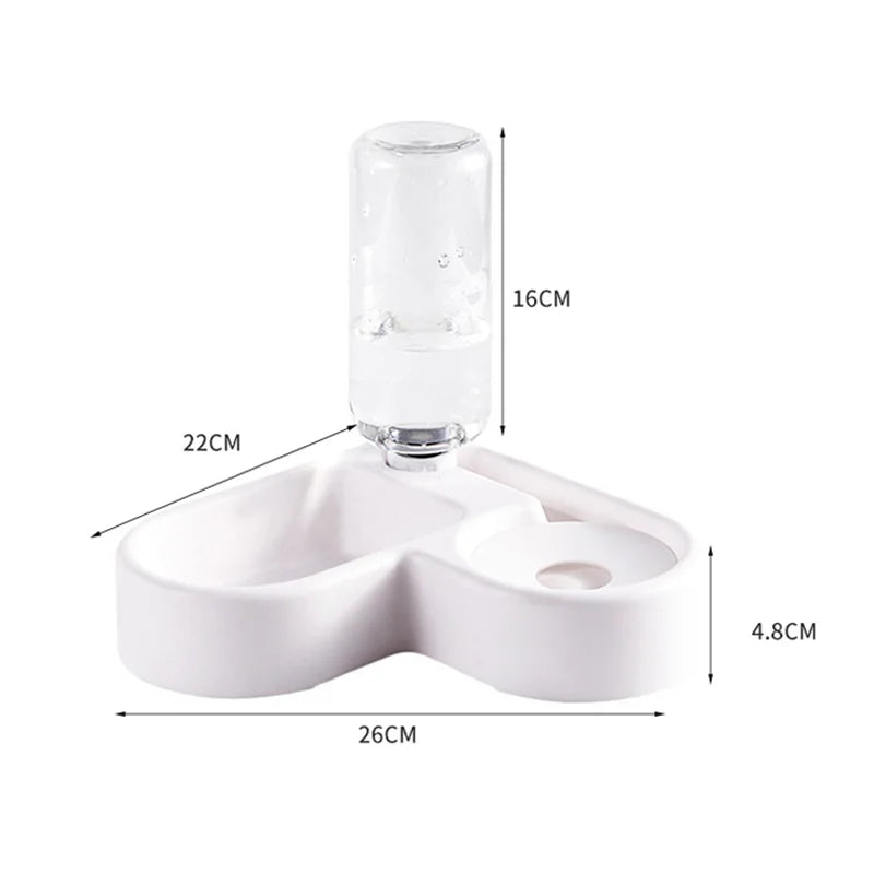 Automatic Drinking Love Pet Bowl